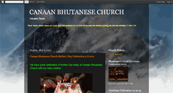 Desktop Screenshot of canaanbhutanese.blogspot.com