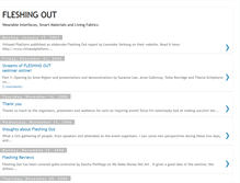 Tablet Screenshot of fleshingout.blogspot.com