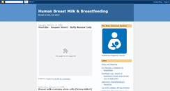 Desktop Screenshot of human-breast-milk.blogspot.com