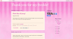 Desktop Screenshot of keatonfreckle.blogspot.com