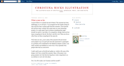 Desktop Screenshot of christinahicksillustration.blogspot.com