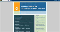 Desktop Screenshot of enderecosimbrasaopaulo.blogspot.com