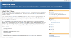 Desktop Screenshot of jhedronsplace.blogspot.com
