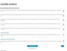 Tablet Screenshot of comida-exotica-mundo.blogspot.com