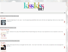 Tablet Screenshot of kisskissquilt.blogspot.com