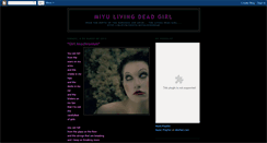 Desktop Screenshot of miyulivingdeadgirl.blogspot.com