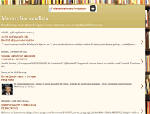 Tablet Screenshot of nacionalistasmexicanos.blogspot.com