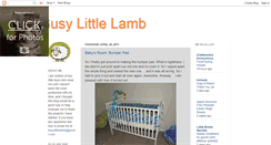 Desktop Screenshot of busylittlelamb.blogspot.com