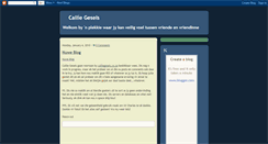 Desktop Screenshot of calliegesels.blogspot.com