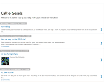 Tablet Screenshot of calliegesels.blogspot.com