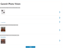 Tablet Screenshot of ganeshphotovision.blogspot.com