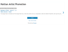 Tablet Screenshot of haitianartistpromotion.blogspot.com