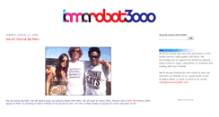 Desktop Screenshot of iamarobot3000.blogspot.com