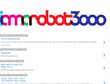 Tablet Screenshot of iamarobot3000.blogspot.com