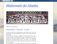 Tablet Screenshot of malamutedoalasca.blogspot.com