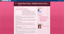 Desktop Screenshot of calgarymomsfitness.blogspot.com