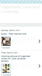 Mobile Screenshot of lovehappinesscreativity.blogspot.com