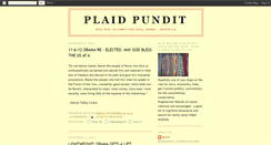 Desktop Screenshot of plaidpundit.blogspot.com