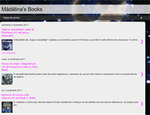 Tablet Screenshot of madalinabooks.blogspot.com