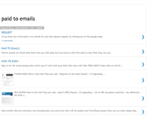 Tablet Screenshot of paid2email.blogspot.com