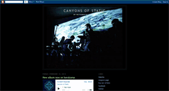 Desktop Screenshot of canyonsofstaticband.blogspot.com