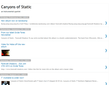 Tablet Screenshot of canyonsofstaticband.blogspot.com