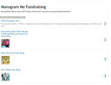 Tablet Screenshot of monogrammefundraising.blogspot.com