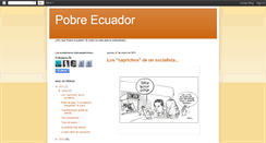 Desktop Screenshot of pobreecuador.blogspot.com