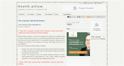 Desktop Screenshot of pillowssleep.blogspot.com