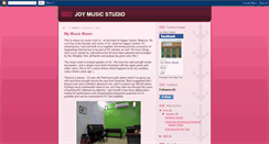 Desktop Screenshot of joymusicstudio.blogspot.com