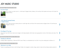 Tablet Screenshot of joymusicstudio.blogspot.com