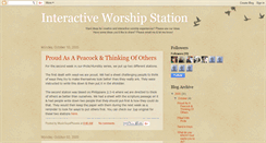 Desktop Screenshot of interactiveworshipstation.blogspot.com