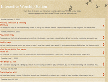 Tablet Screenshot of interactiveworshipstation.blogspot.com