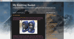 Desktop Screenshot of myknittingbasket.blogspot.com