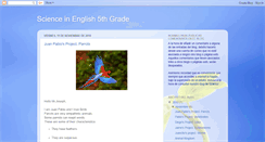 Desktop Screenshot of learnscienceinenglish5.blogspot.com