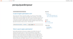 Desktop Screenshot of poraquipuedenpasar.blogspot.com