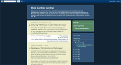 Desktop Screenshot of mindcontrolcentral.blogspot.com