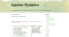 Desktop Screenshot of ajedrezrosarino.blogspot.com