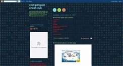 Desktop Screenshot of clubpenguincheats210.blogspot.com