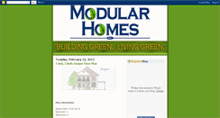 Desktop Screenshot of modularhomeinc.blogspot.com