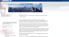 Desktop Screenshot of nakedinvesting.blogspot.com