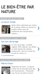 Mobile Screenshot of naturebien-etre.blogspot.com
