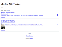 Tablet Screenshot of nhabaovietthuong.blogspot.com