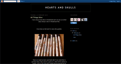 Desktop Screenshot of heartsnskulls.blogspot.com