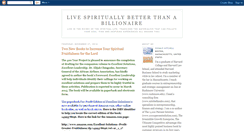 Desktop Screenshot of livespirituallybetterthanabillionaire.blogspot.com