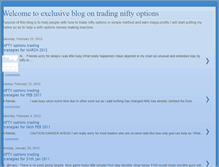 Tablet Screenshot of nifty-options-only.blogspot.com