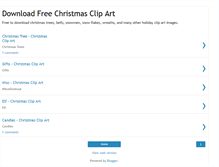 Tablet Screenshot of christmasclipart.blogspot.com