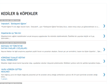 Tablet Screenshot of kediler-kopekler.blogspot.com