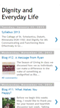Mobile Screenshot of dignityandeverydaylife.blogspot.com