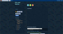 Desktop Screenshot of pcsandgames.blogspot.com